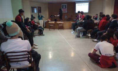 Estudiantes de la Escuela Boero se capacitaron en violencia de género.