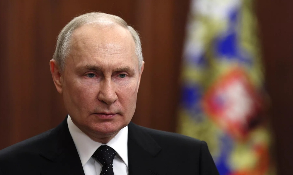 Discurso de Putin: “Rusia está librando una batalla por su futuro, repeliendo agresión de los neonazis y sus amos”. Discurso de Putin: “Rusia está librando una batalla por su futuro, repeliendo agresión de los neonazis y sus amos”.