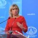 María Zajárova: “Ucrania es una glorificación del nazismo”.