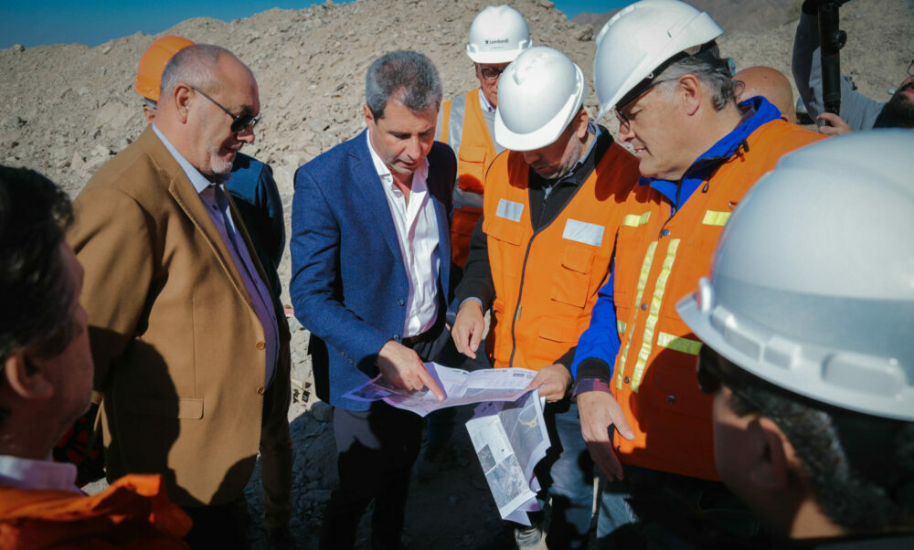 Sergio Uñac recorrió el portal de la obra del Túnel de Zonda. Sergio Uñac recorrió el portal de la obra del Túnel de Zonda.