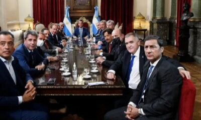 Massa y una cumbre de gobernadores oficialistas.