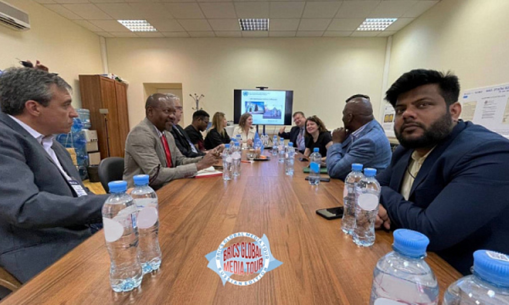 El Centro de Información de la ONU organiza una reunión con los delegados de “BRICS Global Media Tour. Edición rusa”. El Centro de Información de la ONU organiza una reunión con los delegados de “BRICS Global Media Tour. Edición rusa”.