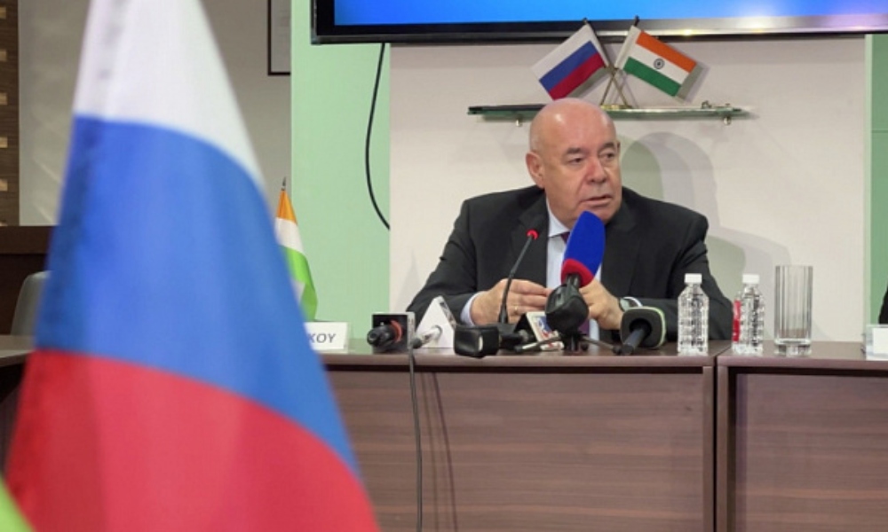 Shvydkoy habla sobre la interacción cultural internacional entre India y Rusia. Shvydkoy habla sobre la interacción cultural internacional entre India y Rusia.