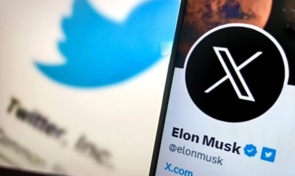 Twitter le dice adiós al icónico pájaro azul y lo cambia por una “X”.