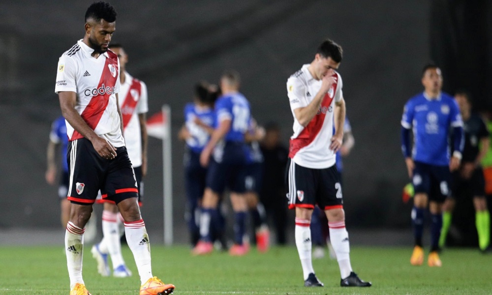 River perdió y quedó eliminado de la Copa Argentina. River perdió y quedó eliminado de la Copa Argentina.