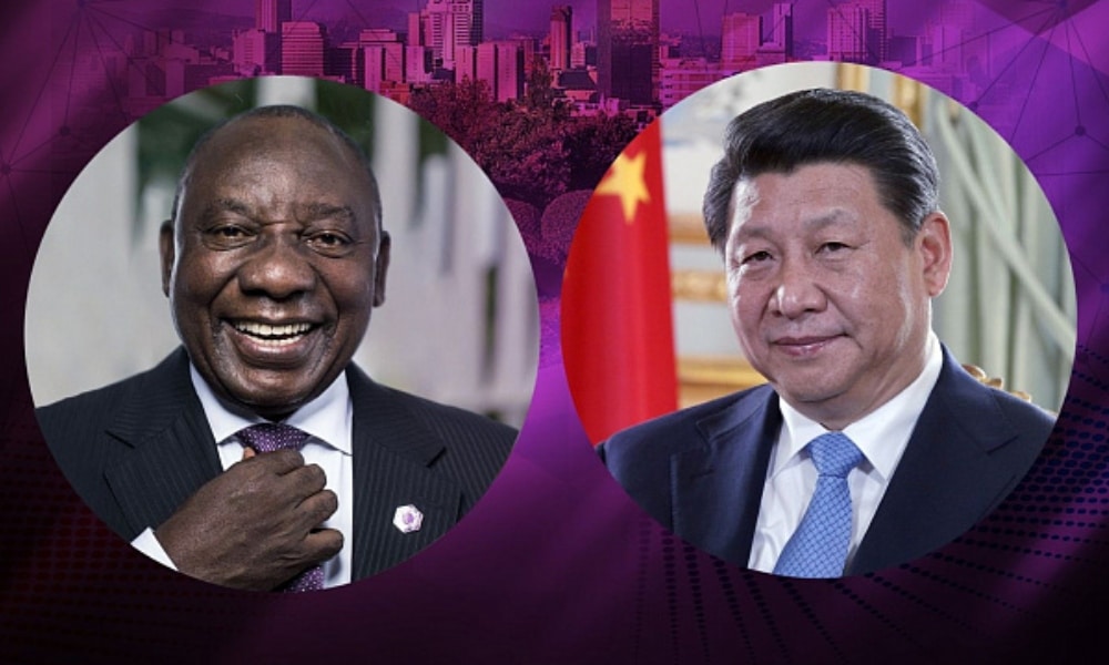 Xi Jinping y Cyril Ramaphosa sostienen conversaciones en Sudáfrica. Xi Jinping y Cyril Ramaphosa sostienen conversaciones en Sudáfrica.