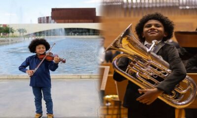 Orgullo en la UNSJ: Santiago viaja para integrar la Orquesta Infantil Argentina. 