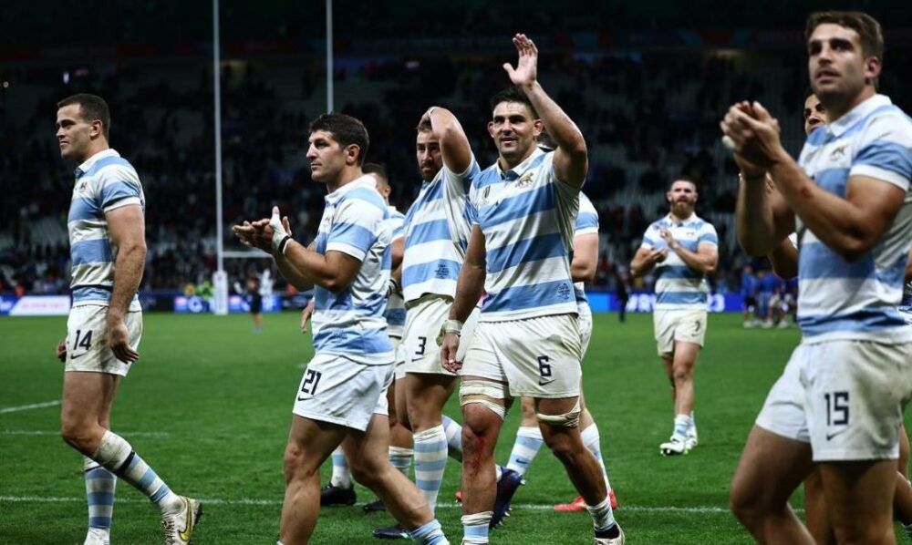 Los Pumas suben al noveno puesto del ranking de la World Rugby. Los Pumas suben al noveno puesto del ranking de la World Rugby.