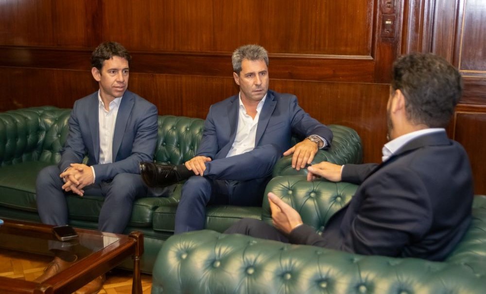 Sergio Uñac se reunió con el secretario de Comercio de la Nación, Matías Tombolini. Sergio Uñac se reunió con el secretario de Comercio de la Nación, Matías Tombolini.