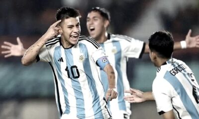 Mundial Sub17: Argentina goleó a Venezuela y pasó a los cuartos de final donde espera Brasil.