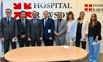 Asumieron nuevas autoridades en el Hospital Rawson.