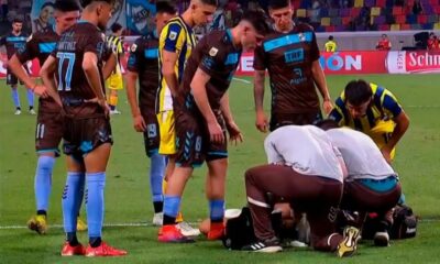 Mateo Pellegrino deberá ser operado tras el duro golpe que sufrió frente a Central