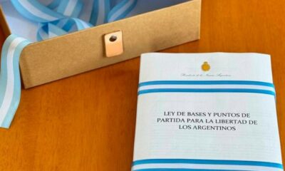 Milei envió al Congreso la “Ley de Bases y Puntos de Partida para la Libertad de los Argentinos”