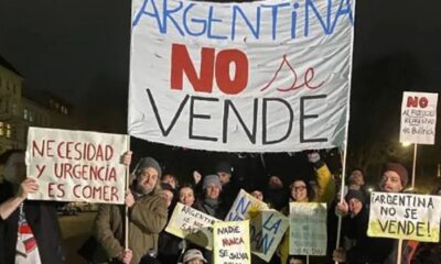 24E: en capitales europeas importantes apoyaron el reclamo de los trabajadores argentinos.