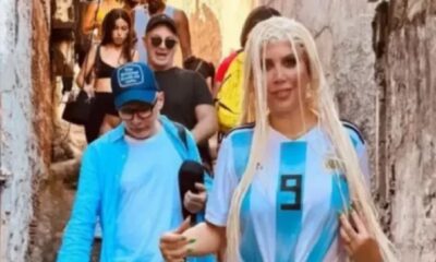 Wanda Nara grabó su nuevo videoclip en una favela de Brasil.
