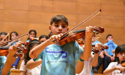 Inician las clases de violín en San Martín.