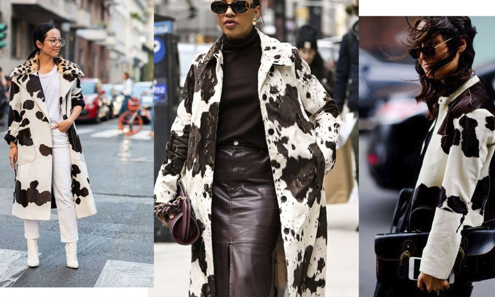 Descubrí el “estampado de vaca”, la moda que reemplaza al animal print.