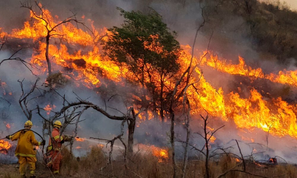 El fuego arrasa las montañas de Córdoba en Capilla del Monte, La Granja y Villa Berna. El fuego arrasa las montañas de Córdoba en Capilla del Monte, La Granja y Villa Berna.