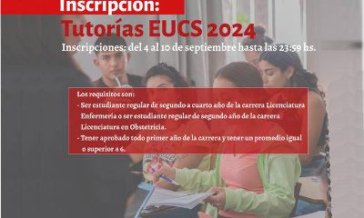 Inscripción a Tutorías de la Escuela Universitaria de Ciencias de la Salud 2024