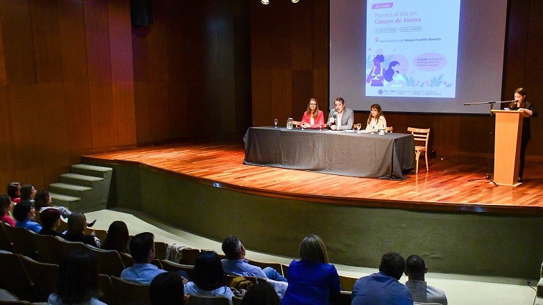 Salud realizó una Jornada de Puesta al Día en Cáncer de Mama Salud realizó una Jornada de Puesta al Día en Cáncer de Mama