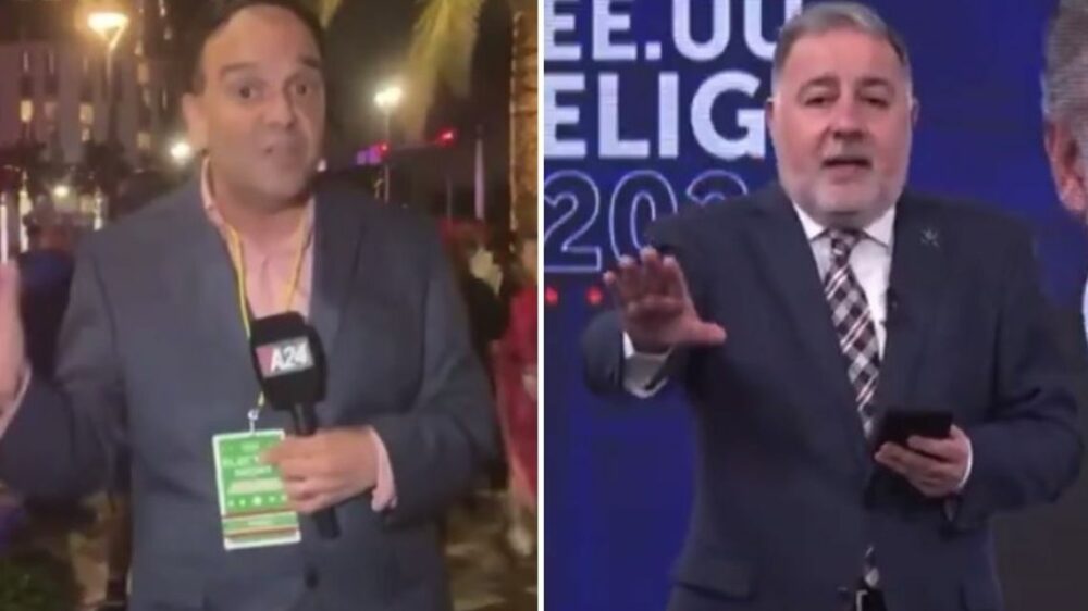 El feroz cruce al aire entre Fabián Doman y Adrián Sack por las elecciones en Estados Unidos: «Me estás maltratando» El feroz cruce al aire entre Fabián Doman y Adrián Sack por las elecciones en Estados Unidos: «Me estás maltratando»