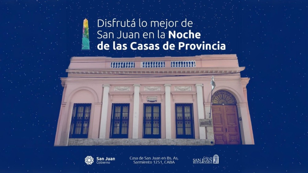 San Juan se muestra al país en Noche de las Casas de Provincia 2024 San Juan se muestra al país en Noche de las Casas de Provincia 2024