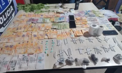 Comprador y vendedor de drogas caen en un allanamiento en Santa Lucía