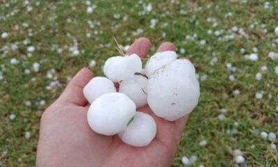 Fuerte tormenta en San Juan: el granizo afectó varias zonas durante la tarde