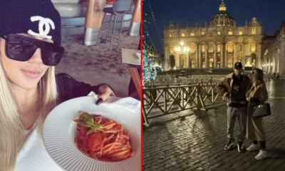 Así son las románticas vacaciones de Wanda Nara y L-Gante en Italia: las fotos