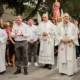 Orrego participó de la procesión en honor a Santa Lucía