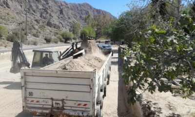 Realizan tareas de mantenimiento en el Parque Quebrada de Zonda