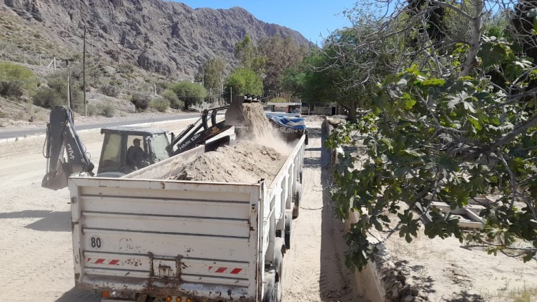 Realizan tareas de mantenimiento en el Parque Quebrada de Zonda Realizan tareas de mantenimiento en el Parque Quebrada de Zonda