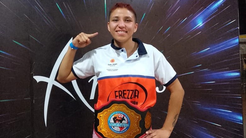 La kickboxer sanjuanina Natacha Heredia ganó el título regional de K1 en San Luis La kickboxer sanjuanina Natacha Heredia ganó el título regional de K1 en San Luis