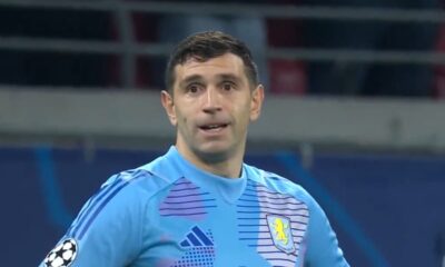 El error de Dibu Martínez en la Champions League que le costó un gol a Aston Villa (y dos atajadas claves)