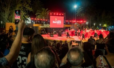 Los artistas de Pocito brillaron en el inicio de la Fiesta de Santa Bárbara
