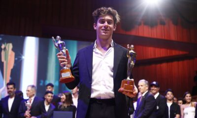 Emiliano “Dibu” Martínez y Franco Colapinto se llevaron los Olimpia de Oro