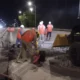 Circunvalación: reparan el tramo más roto, con trabajos sólo de noche