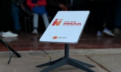 La conexión satelital llegó a escuelas rurales y aulas híbridas de San Juan