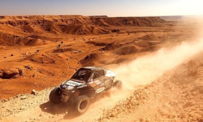 Lisandro Sisterna sigue brillando en el Dakar: junto al piloto español escalaron al podio de su categoría