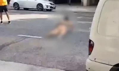 Horror en Palermo: una mujer se lanzó semidesnuda desde un primer piso y denunció que escapaba de su pareja