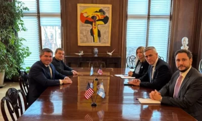 Orrego se reunió con referentes de la Embajada Argentina en EE.UU tras la asunción de Donald Trump