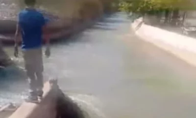 Bajan el nivel del agua para reanudar la búsqueda del niño en el Canal Céspedes