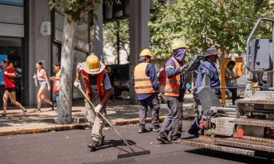 El gobernador Orrego anunció el inicio de la obra de pavimentación de Avenida Libertador