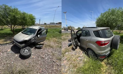 Un choque frontal en Ruta 40 dejó a un hombre hospitalizado
