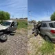 Un choque frontal en Ruta 40 dejó a un hombre hospitalizado