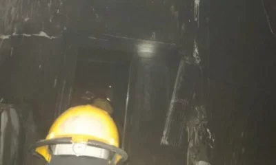 Desayunaba con su hijito, la garrafa se prendió fuego y perdieron todo