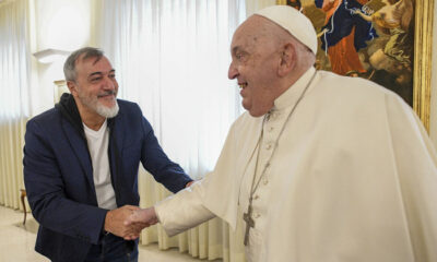 El papa Francisco recibió al secretario general de ATE, Rodolfo Aguiar