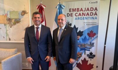 Orrego se reunió con el embajador de Canadá en Argentina