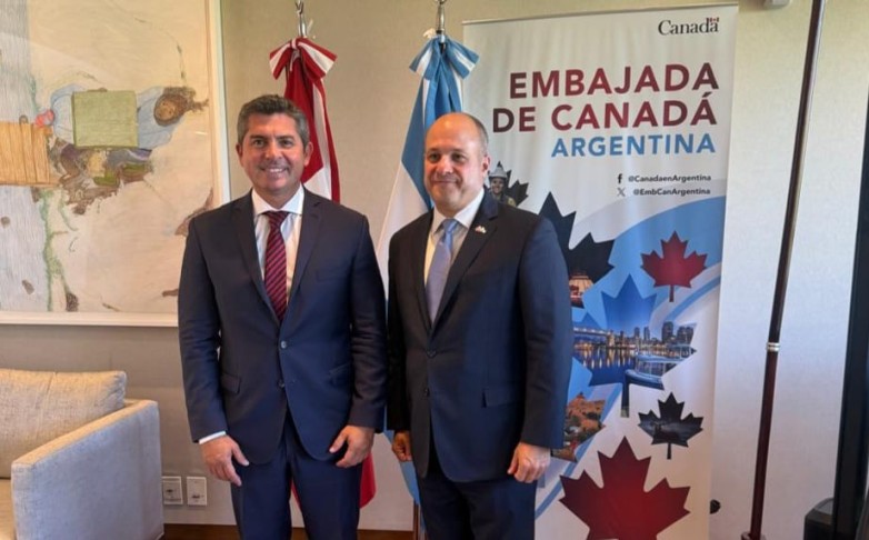 Orrego se reunió con el embajador de Canadá en Argentina Orrego se reunió con el embajador de Canadá en Argentina
