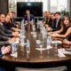Orrego encabezó una reunión con su gabinete para marcar las acciones del 2025